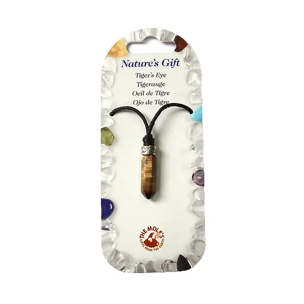 Pin pendant, Tiger's Eye, for floor stand | wholesaler gems & healing stones