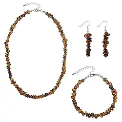 0615390005 Baroque Classic Tiger's Eye "See Through" Jewelry Set | Marco Schreier
