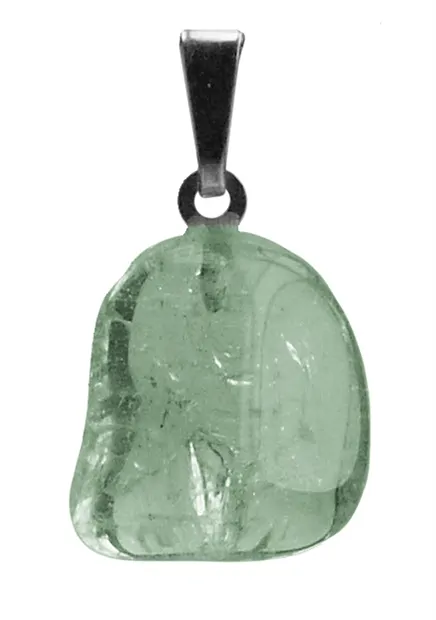 Colgante de piedra rodada Topacio con ojal de plata 925 | Marco Schreier