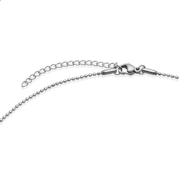 Pendentif Turquoise (stab.), 3,5cm, acier inoxydable, avec Chaîne | Marco Schreier