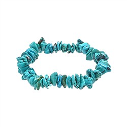 0615550077 Pulsera Turquesa (estabilizado), 10 - 12mm chips | Marco Schreier