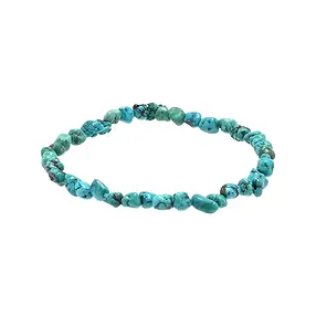 Pulsera, Turquesa (estabilizada), pepitas 05 x 07mm | Marco Schreier