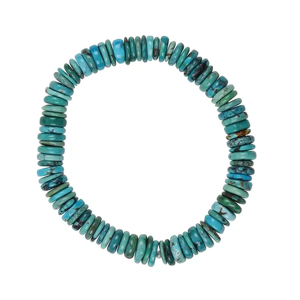 Bracelet, Turquoise (stab.), tranches, 09-10mm | Marco Schreier