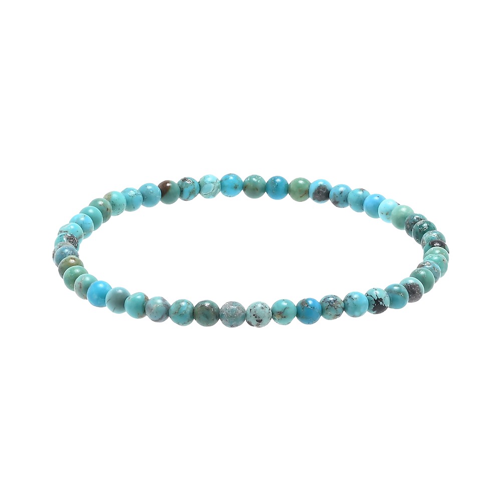 Bracelet en Turquoise (stab.), 04mm perles rondes | Marco Schreier