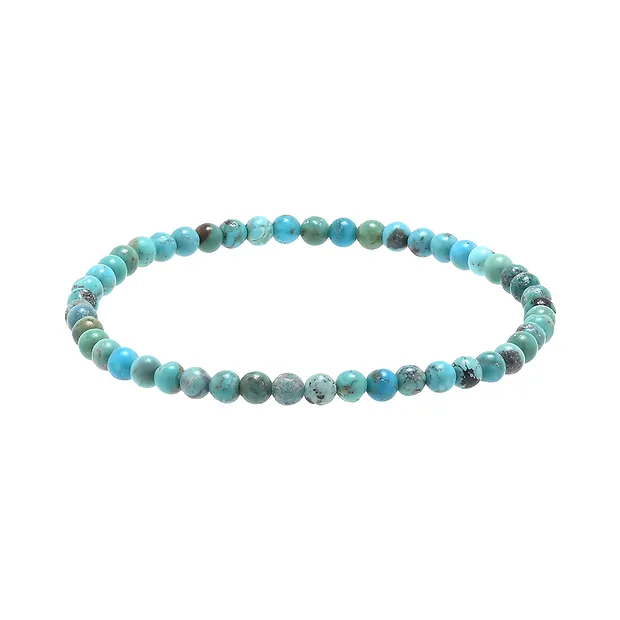 Bracelet en Turquoise (stab.), 04mm perles rondes | Marco Schreier