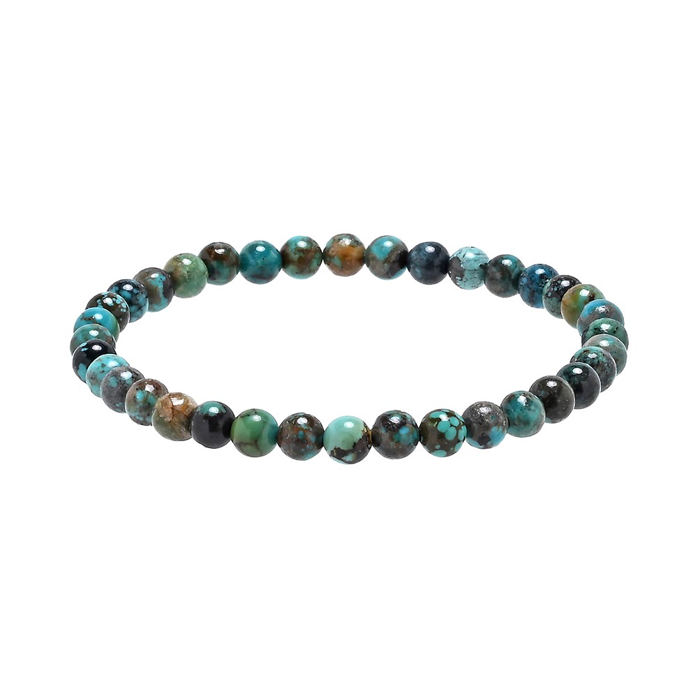 Bracelet en Turquoise (stab.), 06mm perles rondes  | Marco Schreier