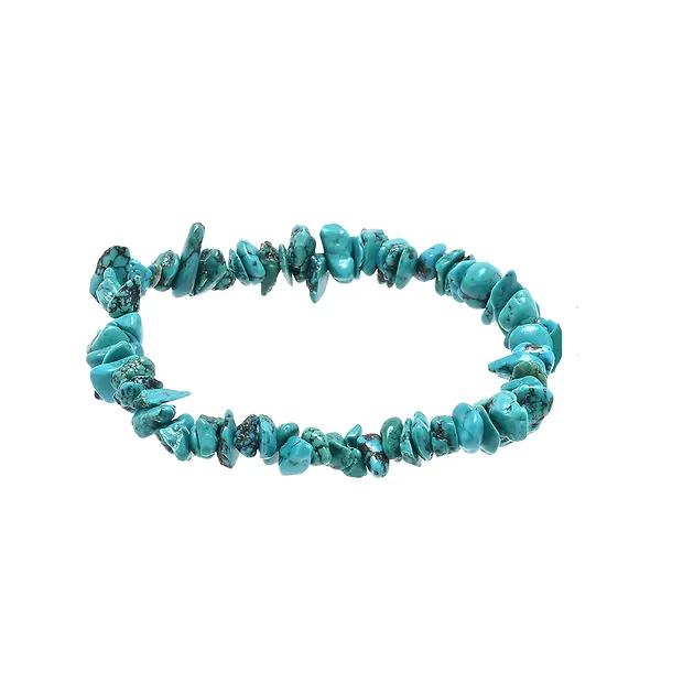 Bracelet Turquoise (stab.), 8- 10mm Chips | Marco Schreier