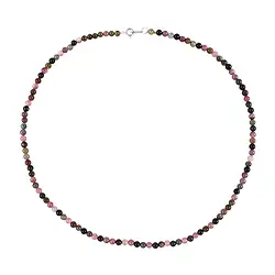 0615604451 Necklace (Bead Necklace), tourmaline (multicolour), 04mm/45cm | Marco Schreier