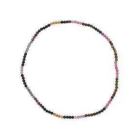 Chaîne Tourmaline (polychrome), boules (5mm), bande élastique | Marco Schreier