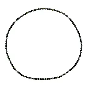 Collar Turmalina (verde), 04,5mm/52cm, cinta elástica | Marco Schreier