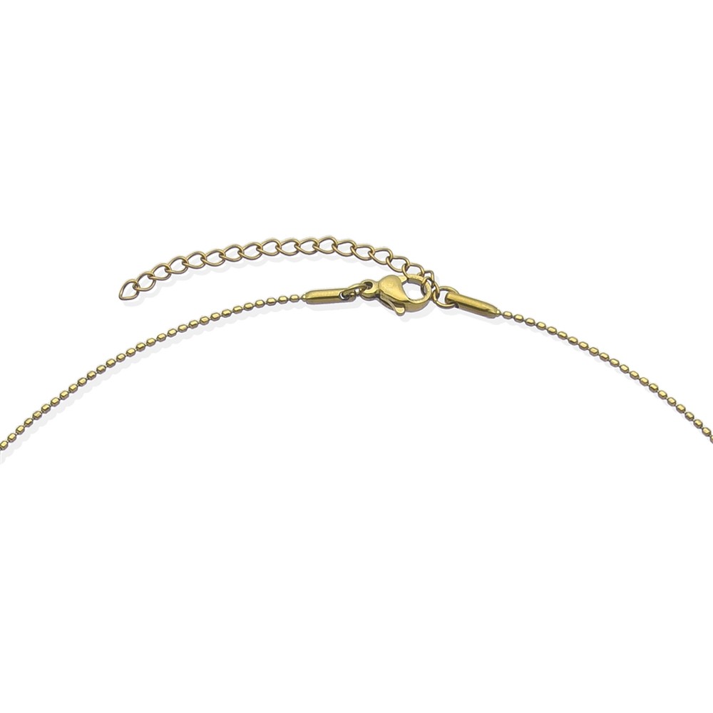 Anhänger Turmalin (bunt), 3,0cm, Edelstahl, mit Kette | Marco Schreier