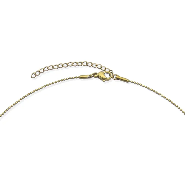 Anhänger Turmalin (bunt), 3,0cm, Edelstahl, mit Kette | Marco Schreier