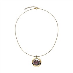 0615616639 Anhänger Turmalin (bunt), 3,0cm, Edelstahl, mit Kette | Marco Schreier