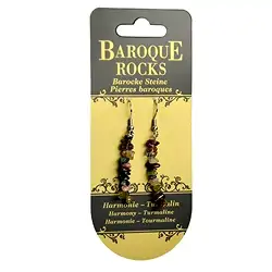 0615640005 Orecchini Baroque Classic, tormalina | grossista gemme e pietre curative