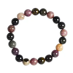 Bracelet, Tourmaline (polychrome), 08 - 09mm boules | Marco Schreier