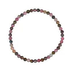 0615650104 Armband, Turmalin (bunt), 04mm Kugeln | Edelsteine, Heilsteine & Schmuck-Handel