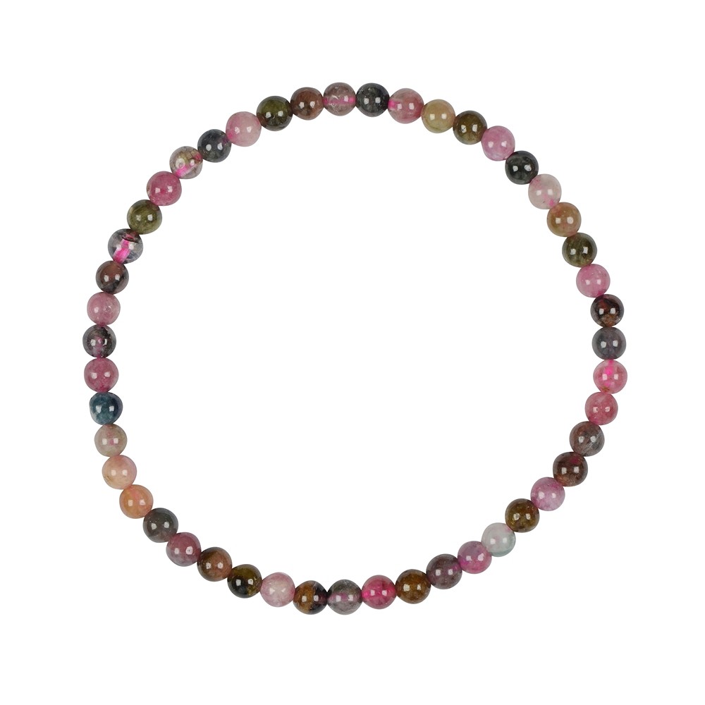Bracelet, Tourmaline (polychrome), 04mm boules | Marco Schreier
