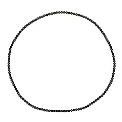 0615690001 Collana in tormalina (occhio di gatto), 04,0 mm/52 cm, elastico | Marco Schreier