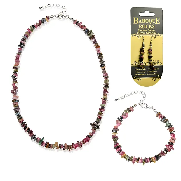 Schmuckset Barock Classic Turmalin "Harmonie" | Edelsteine, Heilsteine & Schmuck
