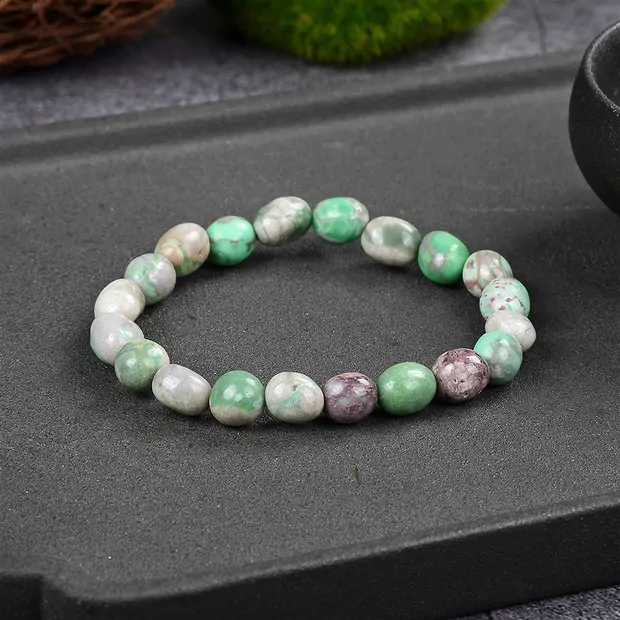 Armband, Variscit, 10- 12mm Nuggets | Schreier Edelsteine, Heilsteine & Schmuck