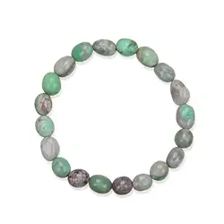 0616050020 Bracciale, Variscite, pepite da 10-12 mm | grossista gemme e pietre curative