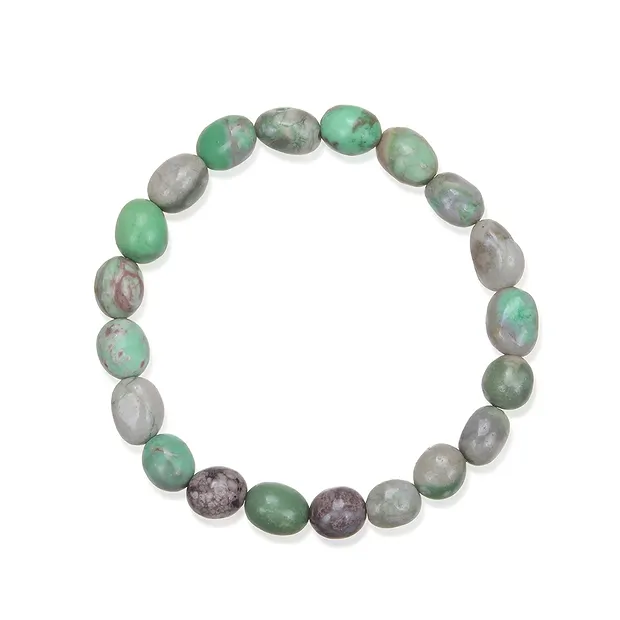 Bracelet, Variscite, 10- 12mm Nuggets | Marco Schreier