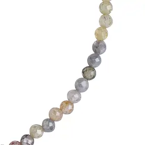 Bracciale Zircone, perline (2 mm), sfaccettato, placcato oro | Marco Schreier