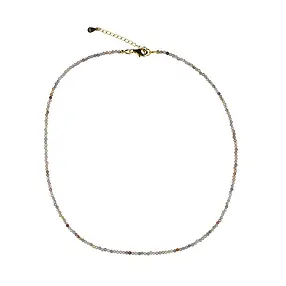 Bracciale Zircone, perline (2 mm), sfaccettato, placcato oro | Marco Schreier