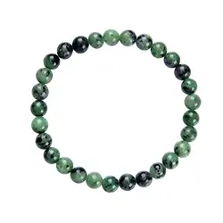 0616350106 Armband, Zoisit, 06mm Kugeln | Mineralienhandel Edelsteine, Heilsteine & Schmuck