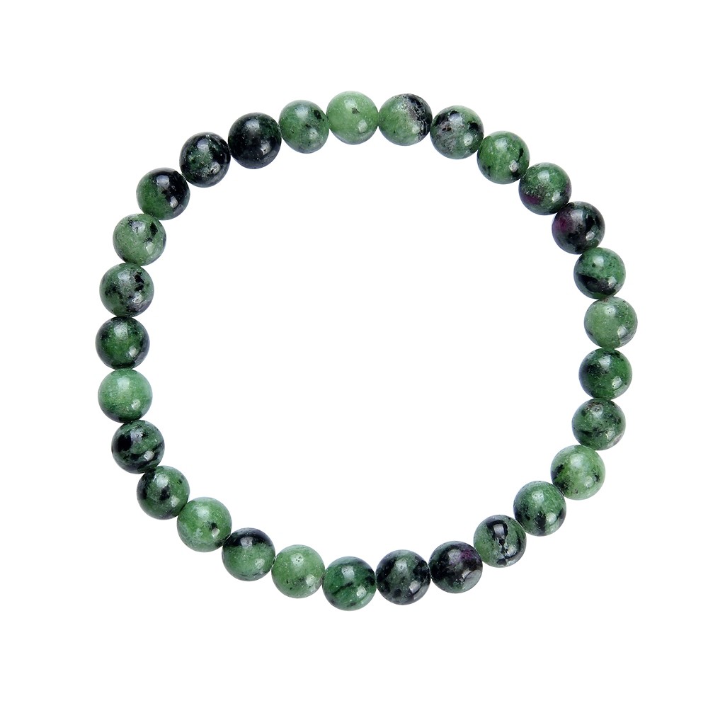 Bracciale, Zoisite, perline da 06 mm | grossista gemme e pietre curative
