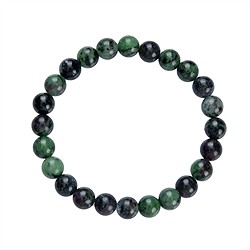 0616350108 Bracciale, Zoisite, perline da 08 mm | grossista gemme e pietre curative