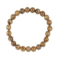 0616450108 Armband, Jaspis (Landschaftsjaspis), 08mm Kugeln | Marco Schreier