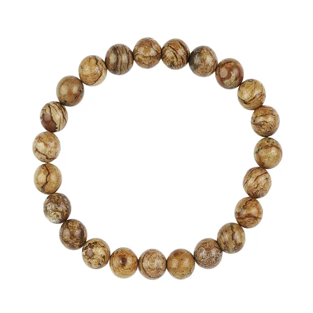 Armband, Jaspis (Landschaftsjaspis), 08mm Kugeln | Marco Schreier