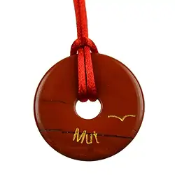 0616511108 Donut de cumplimiento de deseos "Coraje", jaspe (rojo) | Marco Schreier