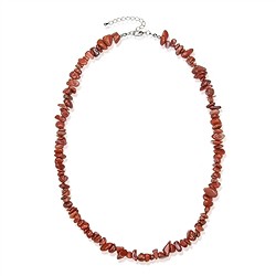 0616513000 Collana Diaspro classico barocco (rosso) | grossista gemme e pietre curative