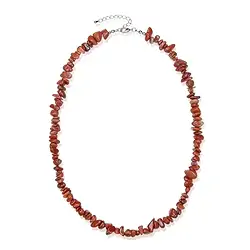 0616513000 Collana Diaspro classico barocco (rosso) | grossista gemme e pietre curative
