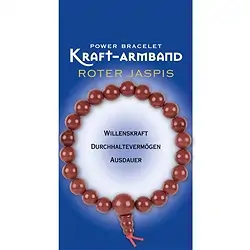 0616550001 Kraftarmband Jaspis (rot) | Schreier Großhandel Edelsteine, Heilsteine & Schmuck