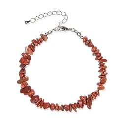 0616550038 Bracelet Baroque Classic, Jasper (red) | Schreier gems, healing stones & jewelry