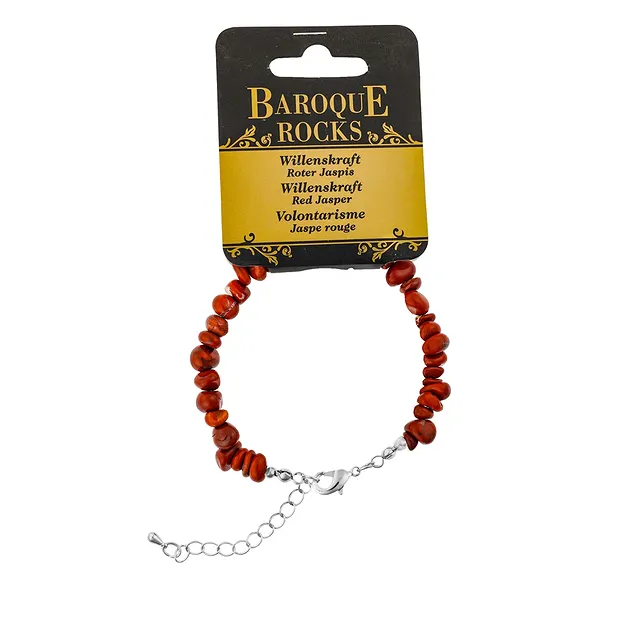 Pulsera barroca Classic, jaspe (rojo) | Marco Schreier