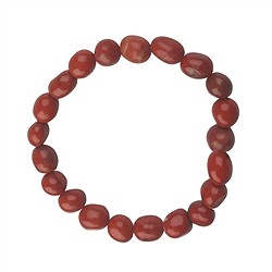 0616550079 Bracciale, diaspro (rosso), 08 - pepite da 10 mm | Marco Schreier