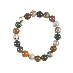 0616950024 Bracelet, Ocean Jasper, 08-09mm beads | wholesale gems, healing stones & jewelry
