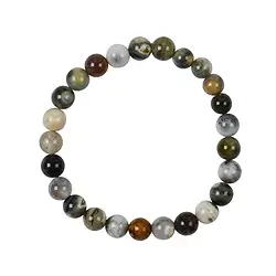 0616950032 Bracelet, Ocean Jasper, 07-08mm beads | wholesale gems, healing stones & jewelry