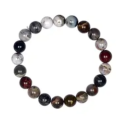 0616950121 Pulsera, Jaspe oceánico, cuentas 09-10mm | Marco Schreier