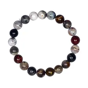 Armband, Ozeanjaspis, 09-10mm Kugeln | Schreier Edelsteine, Heilsteine & Schmuck