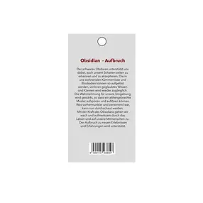 Power stone pendant Obsidian (Departure) | wholesaler gems & healing stones