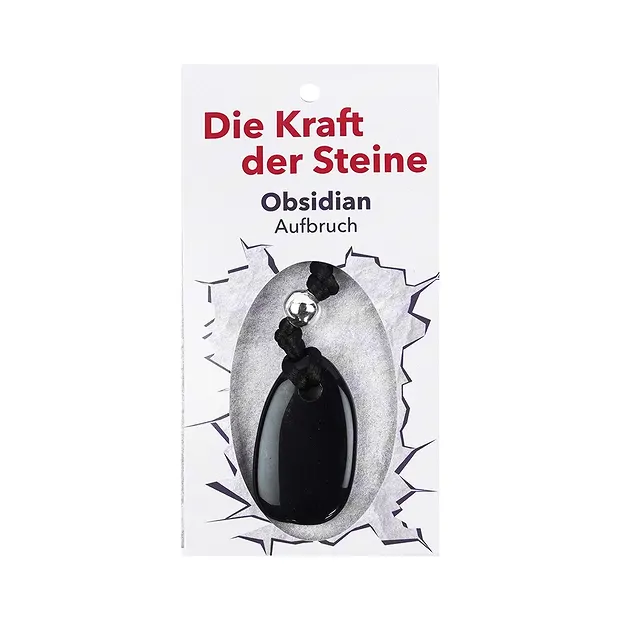 Power stone pendant Obsidian (Departure) | wholesaler gems & healing stones