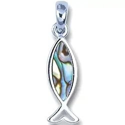 0617411018 Colgante Piscis, Concha Paua, con cadena | Marco Schreier