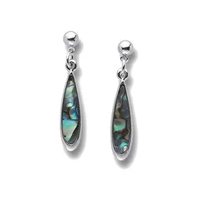 Earstuds drop, Paua Shell | Schreier - wholesaler gems, healing stones & jewelry