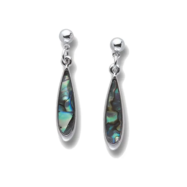 Earstuds drop, Paua Shell | Schreier - wholesaler gems, healing stones & jewelry