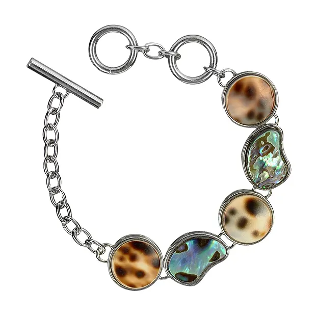 Bracelet "Mix", div. sortes de coquillages, 18 - 20cm | Marco Schreier
